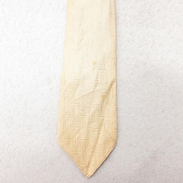中古 ビンテージ ネクタイ 60年代 60s ベージュ系 カーキ 中古 古着