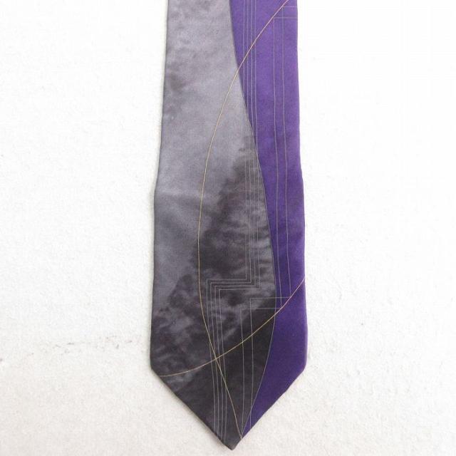 中古 ピューリタン ネクタイ 00年代 00s シルク USA製 グレー他 中古