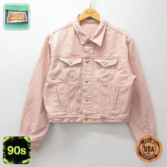 古着 ゲス GUESS 長袖 ジージャン メンズ 90年代 90s コットン U