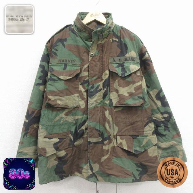古着 長袖 ミリタリー フィールド ジャケット メンズ 80年代 80s M-6