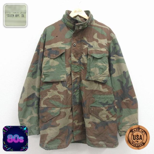 古着 長袖 ミリタリー フィールド ジャケット メンズ 80年代 80s M-6