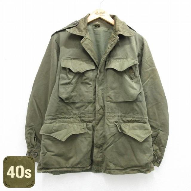 古着 長袖 ビンテージ ミリタリー フィールド ジャケット メンズ 40年代 4