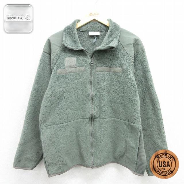 古着 長袖 ミリタリー フリース ジャケット メンズ ECWCS GEN3 レベ
