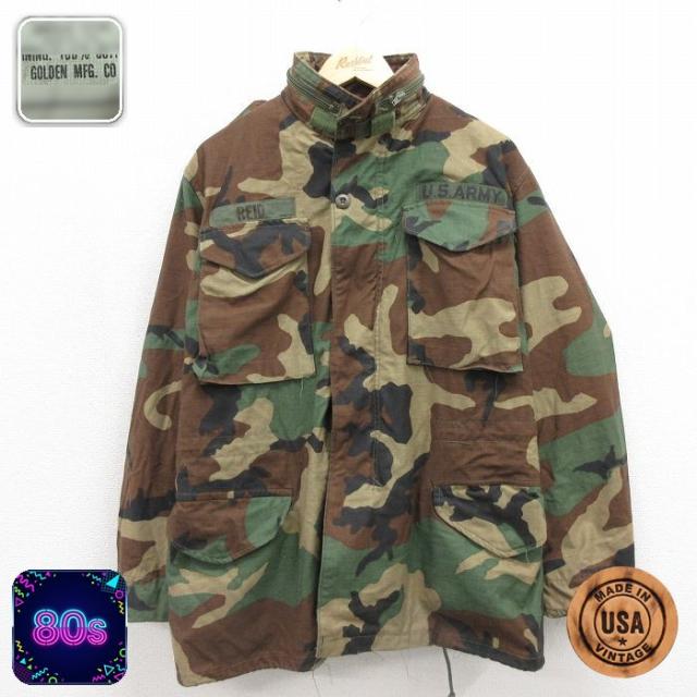 古着 長袖 ミリタリー フィールド ジャケット メンズ 80年代 80s M-6