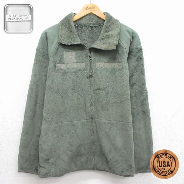 古着 長袖 ミリタリー フリース ジャケット メンズ ECWCS GN3 レベル