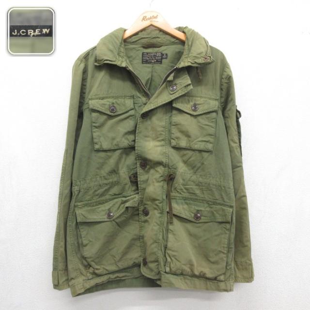 古着 ジェイクルー 長袖 ミリタリー ジャケット メンズ フィールド M-65