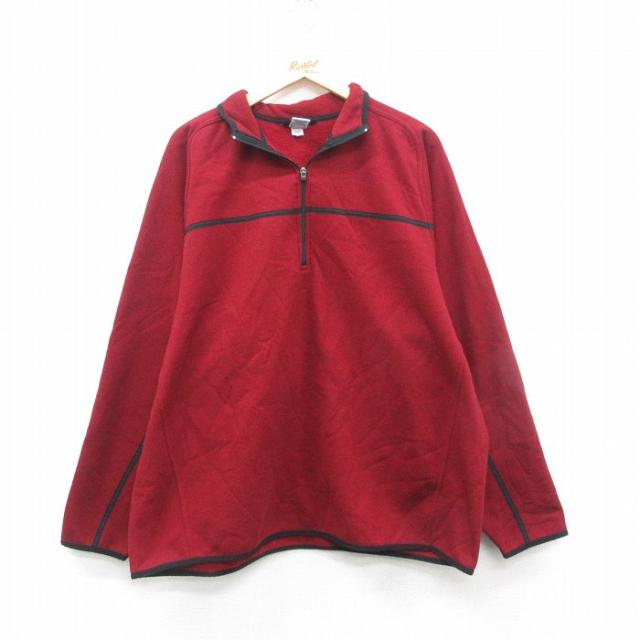 古着 オールドネイビー OLD NAVY 長袖 ハーフジップ フリース ジャケッ