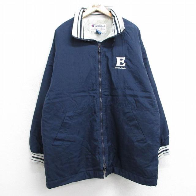 古着 チャンピオン champion 長袖 ナイロン ジャケット メンズ 90年