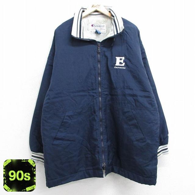 古着 チャンピオン champion 長袖 ナイロン ジャケット メンズ 90年