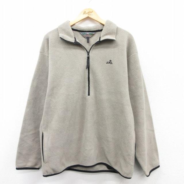 古着 EMS 長袖 ハーフジップ フリース ジャケット メンズ 90年代 90s