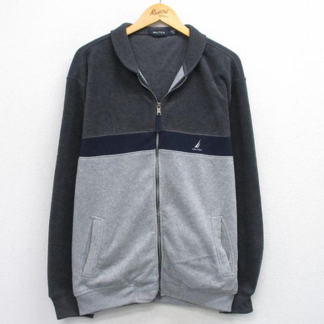 古着 ノーティカ NAUTICA 長袖 ブランド フリース ジャケット メンズ 