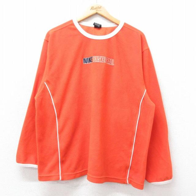 古着 ナイキ NIKE 長袖 フリース トップス メンズ 00年代 00s バス