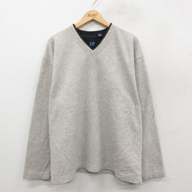 古着 ギャップ GAP 長袖 フリース ジャケット メンズ 00年代 00s V