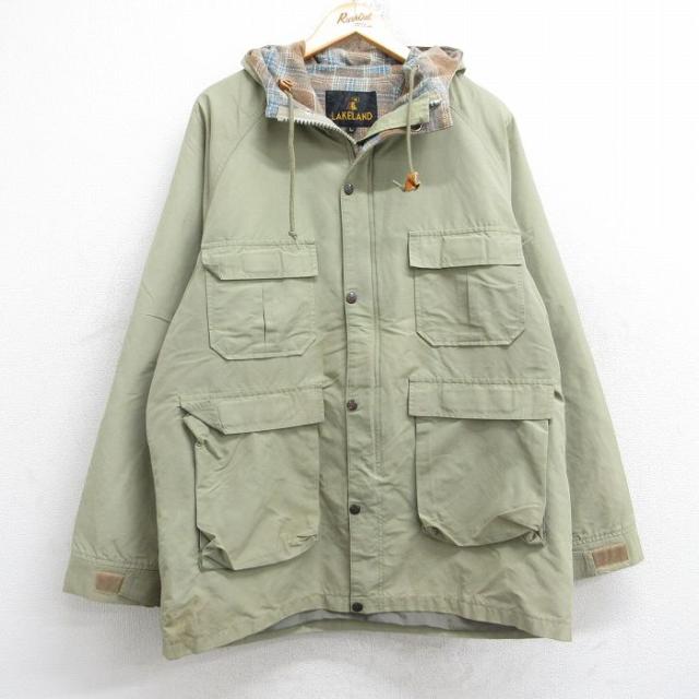 古着 LAKELAND 長袖 マウンテン ジャケット パーカー メンズ 90年代