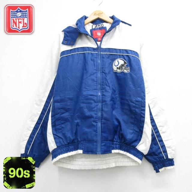 古着 NFL 長袖 ジャケット メンズ 90年代 90s コルツ アメフト スー