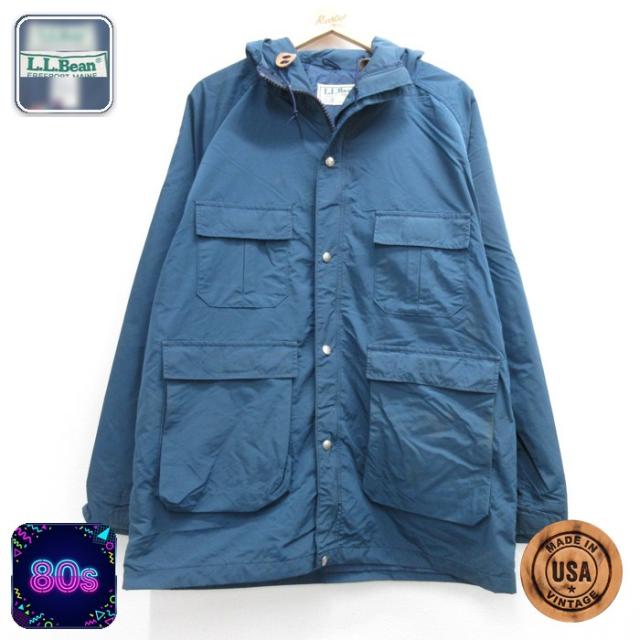 エルエルビーン 80s マウンテンパーカー ネイビー L | 古着 26aug2