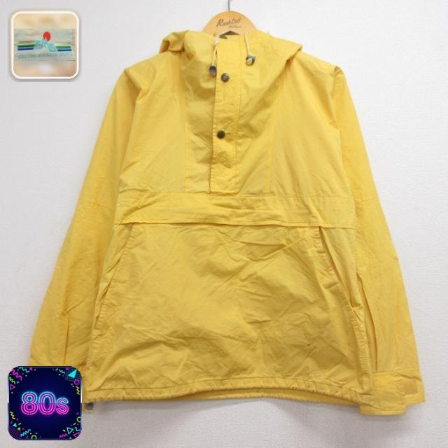 EMS 80s アノラックジャケット リップストップ イエロー S | 古着 2