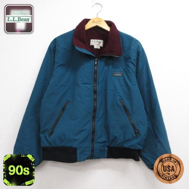 エルエルビーン 90s ウォームアップジャケット ブルー L | 古着 26au
