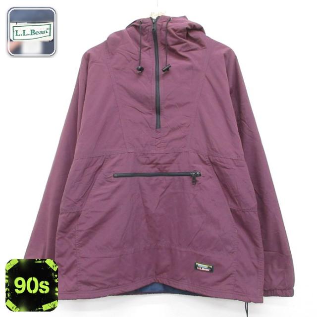 古着 L.L.Bean エルエルビーン 長袖 ジャケット ハーフジップ ナイロン