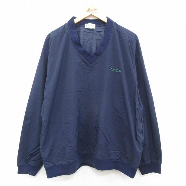 古着 IZOD 長袖 ナイロン トップス メンズ 00年代 00s ワンポイント