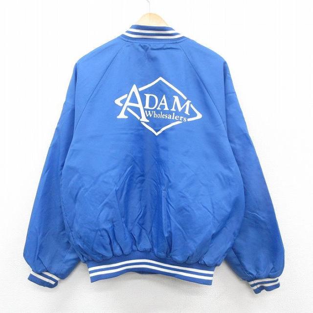 古着 長袖 ナイロン ジャケット メンズ 80年代 80s ADAM ラグラン 