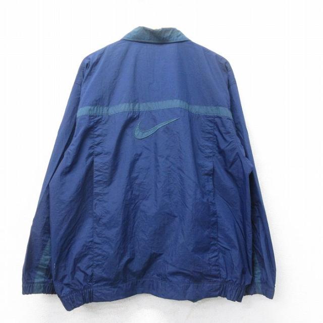 古着 ナイキ NIKE 長袖 ナイロン ジャケット メンズ 00年代 00s ビ