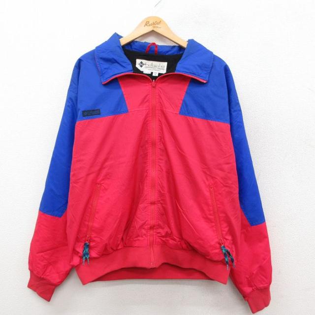 古着 コロンビア COLUMBIA 長袖 ナイロン ジャケット メンズ 90年代