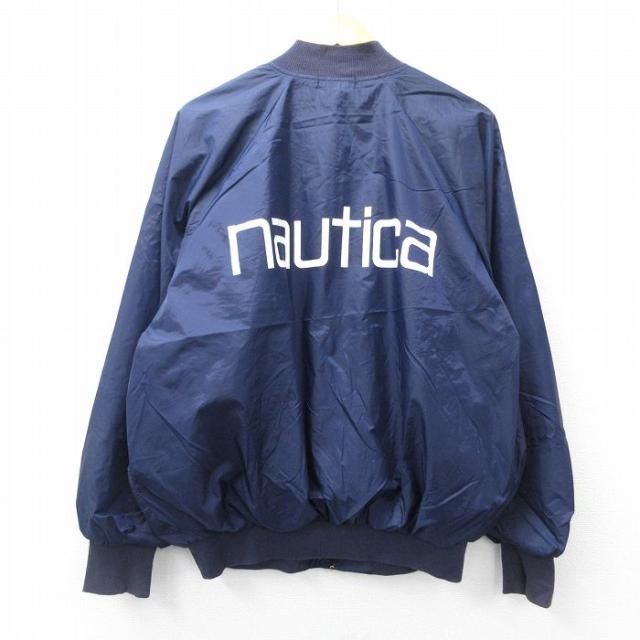 古着 ノーティカ NAUTICA 長袖 ブランド ナイロン ジャケット メンズ 