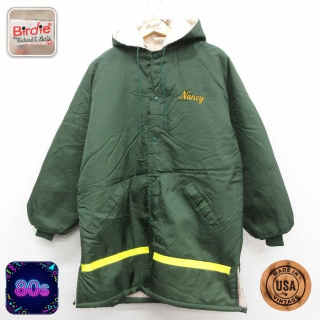 古着 長袖 ナイロン コート パーカー メンズ 80年代 80s SODUS ラ