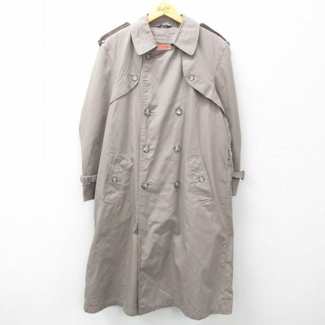 古着 タウンクラフト 長袖 トレンチ コート メンズ 90年代 90s ロング丈