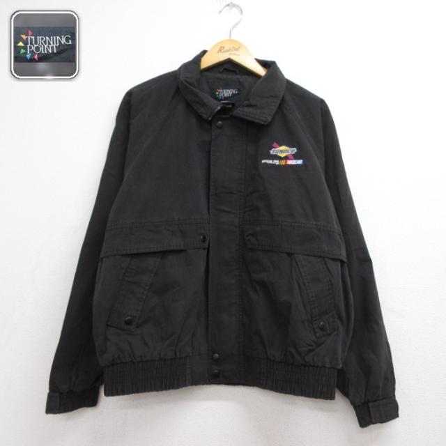 Turning Point 長袖ジャケット SUNOCO NASCAR ブラック