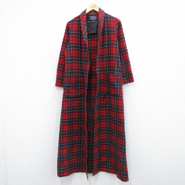 古着 ペンドルトン PENDLETON 長袖 ウール ガウン メンズ 80年代 