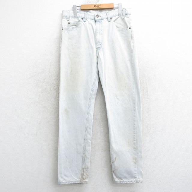 古着 ジーンズ Levis リーバイス 505 メンズ 00年代 00s 薄紺 