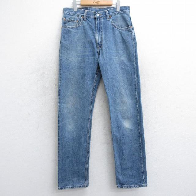 古着 ジーンズ Levis リーバイス 505 メンズ 00年代 00s ヒゲ 