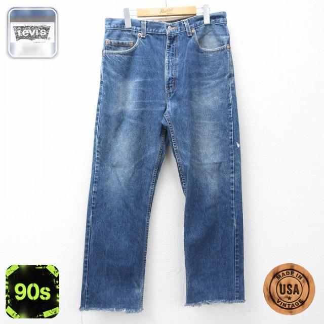 古着 ジーンズ Levis リーバイス 505 メンズ 90年代 90s ヒゲ 
