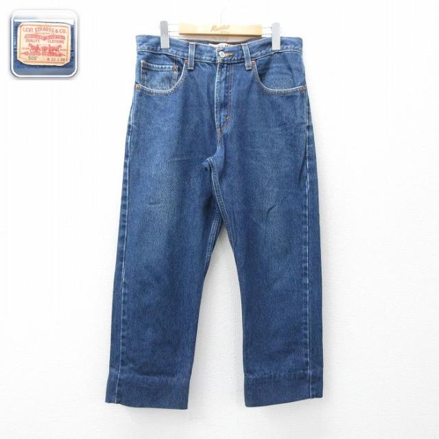古着 ジーンズ Levis リーバイス 505 メンズ コットン 紺 デニム 2