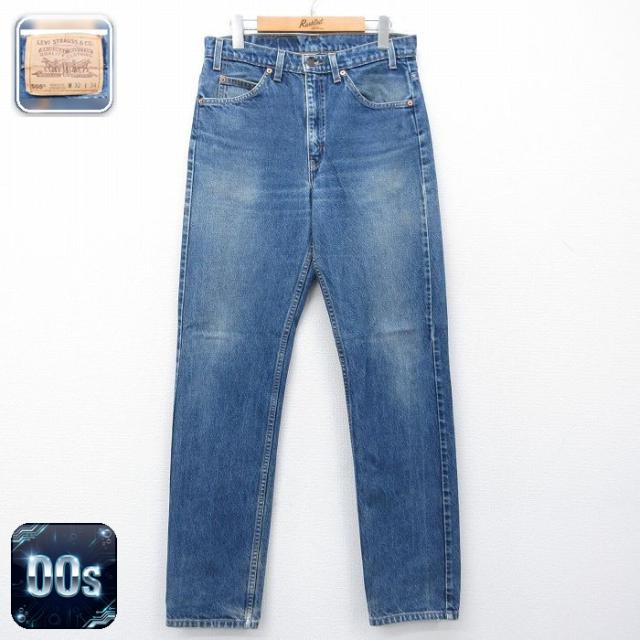 古着 ジーンズ Levis リーバイス 505 メンズ 00年代 00s ヒゲ 