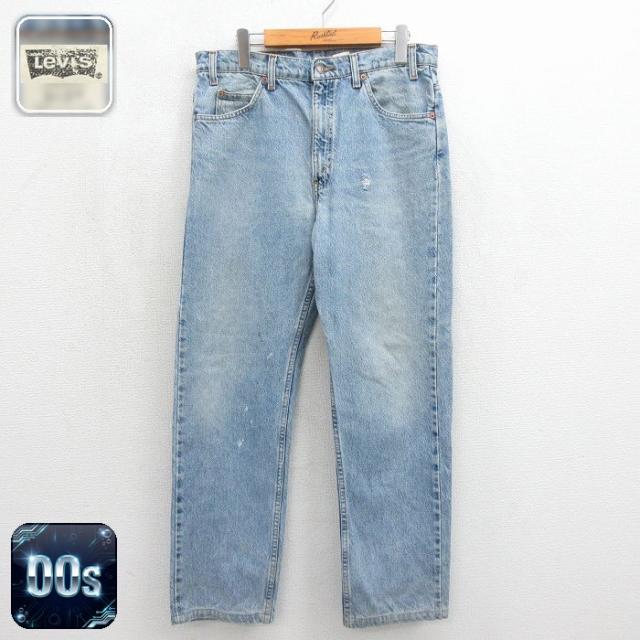 古着 リーバイス Levis 505 メンズ 00年代 00s コットン ネイビ