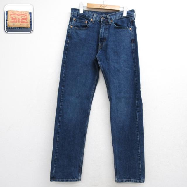 古着 Levis リーバイス メンズ ジーンズ 505 ジッパーフライ ネイビー
