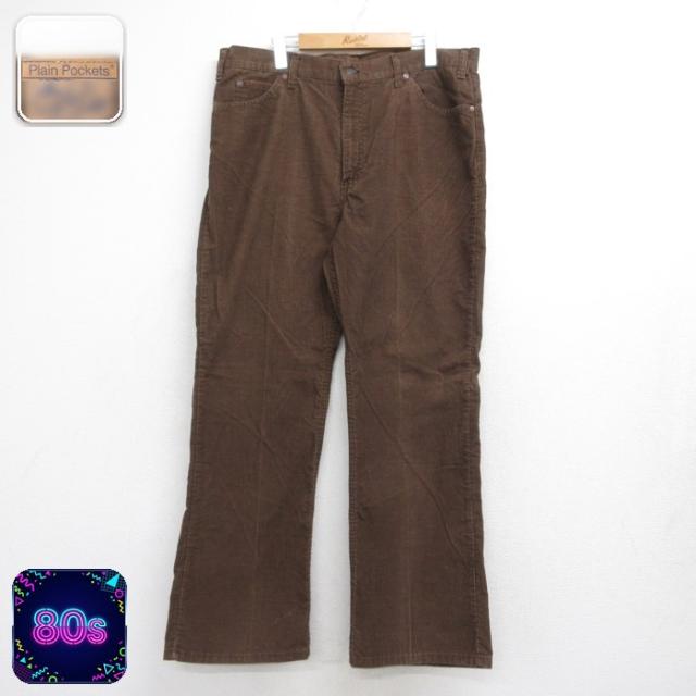 古着 JCPenney コーデュロイ パンツ メンズ 80年代 80s ブラウン