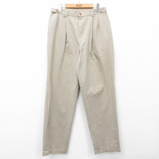 古着 FARAH パンツ メンズ ベージュ カーキ W33 中古 ボトムス ロン