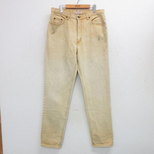 古着 ゲス GUESS ジーンズ メンズ 90年代 90s テーパード コットン