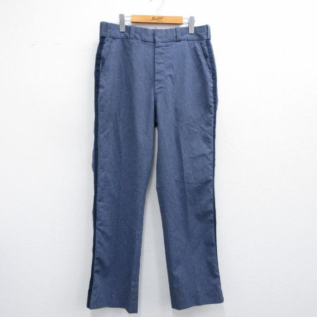 古着 スラックス パンツ メンズ 90年代 90s elbeco USA製 紺他