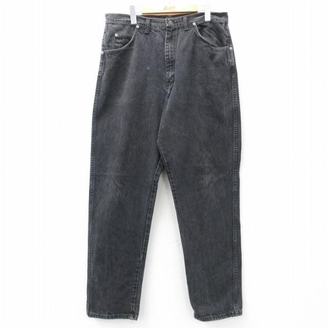 古着 ラングラー Wrangler ジーンズ メンズ 黒 ブラック デニム W3
