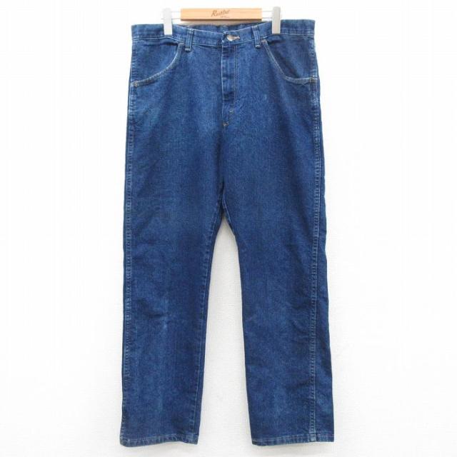 古着 ラングラー Wrangler ジーンズ メンズ 濃紺 ネイビー デニム W
