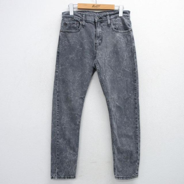 古着 リーバイス Levis 512 ジーンズ メンズ ケミカルウォッシュ 黒