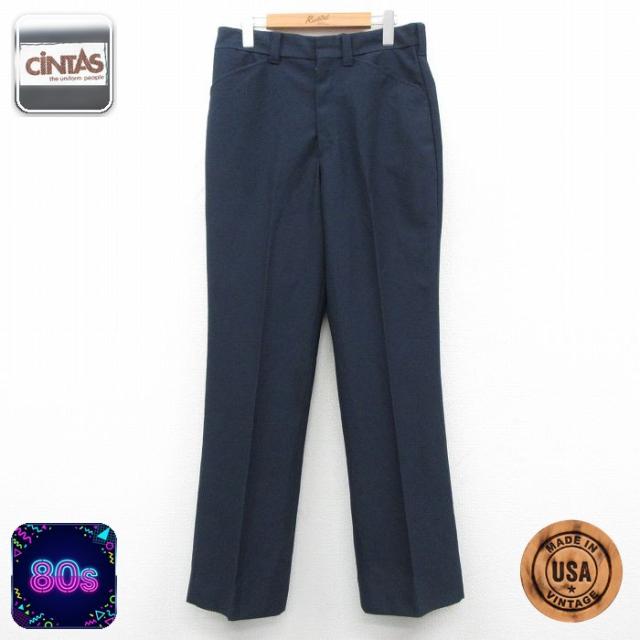 古着 CINTAS スラックス パンツ メンズ 80年代 80s USA製 タロ
