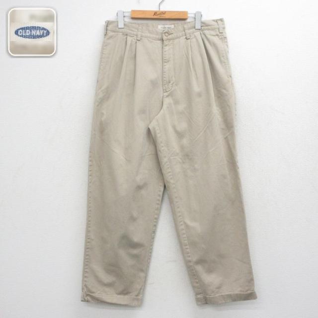 古着 オールドネイビー OLD NAVY パンツ メンズ コットン ベージュ 2