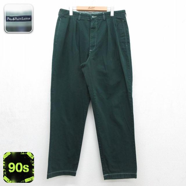 古着 ラルフローレン ブランド チノ パンツ チノパン メンズ 90年代 90s