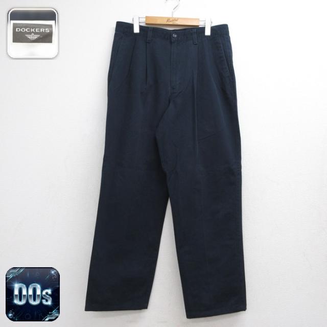 古着 DOCKERS ドッカーズ パンツ メンズ 00年代 00s ツータック